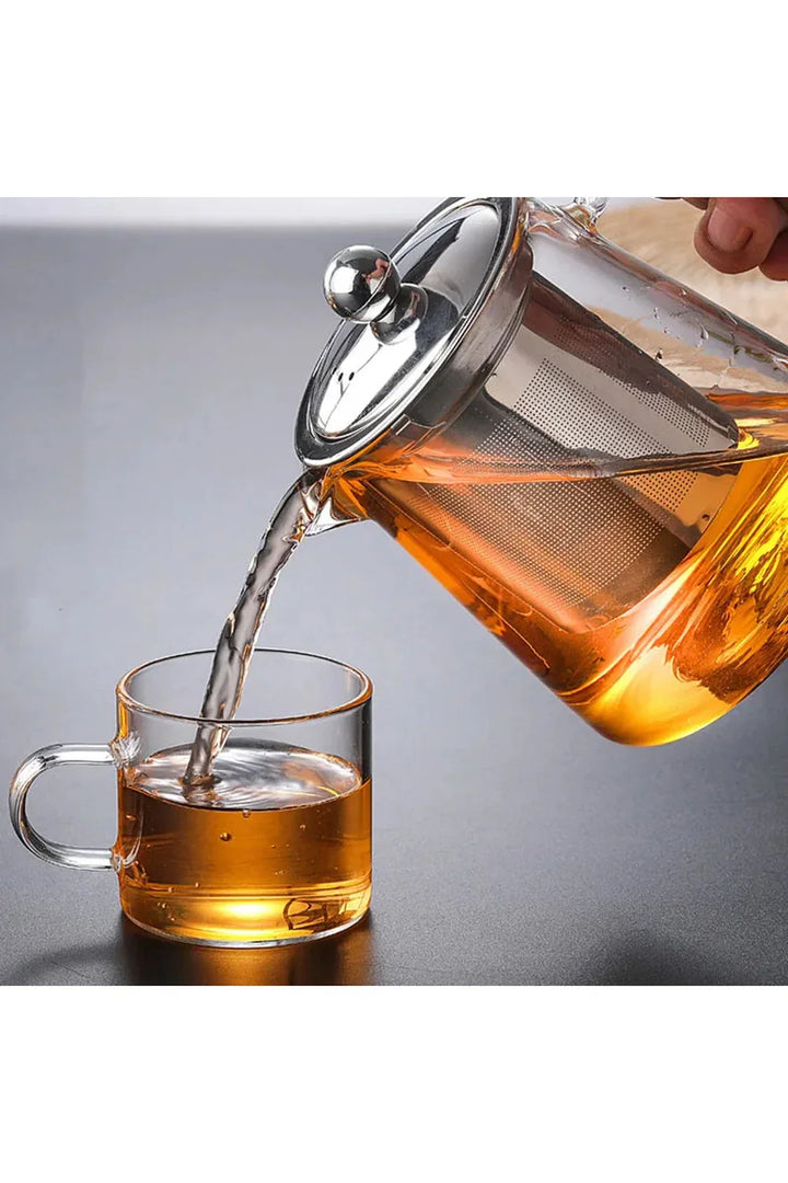 Stornfield | Glass Teapot with Stainless Steel Infuser