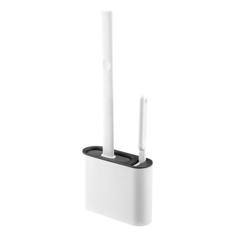 Silicone toilet brush with wall holder | Stornfield