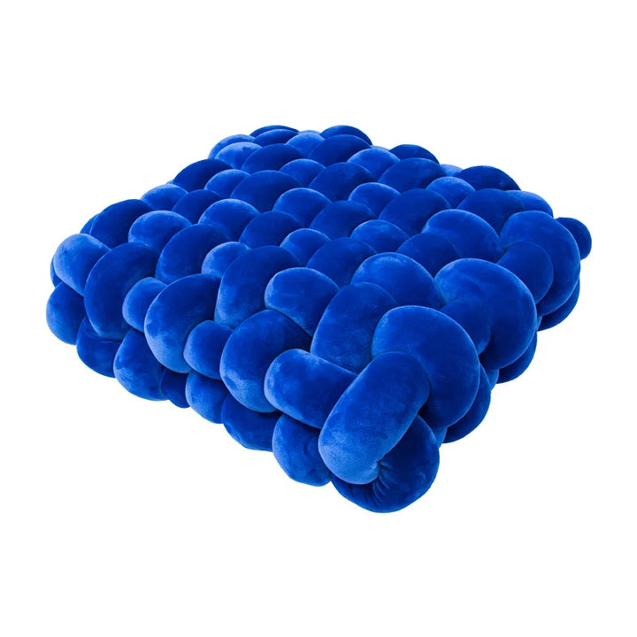 Thick woven knot cushion | Stornfield