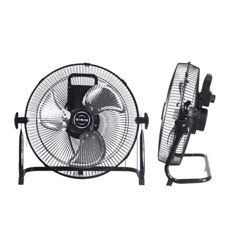 Industrial Floor Fan – 8-Speed 130° Oscillating Workshop Blower, Silent 45dB Turbo Motor with Overheat Protection | Stornfield