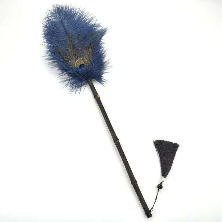 Peacock Feather Anti-Static Dusting Brush | Stornfield