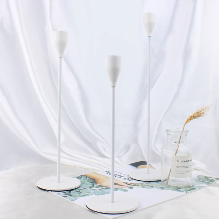 Stornfield | 3-piece metal candle holder set