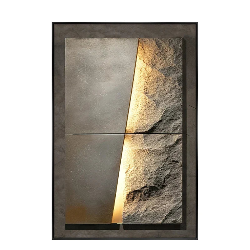 Stornfield | New Rock Texture LED Porcelain Wall Lamp