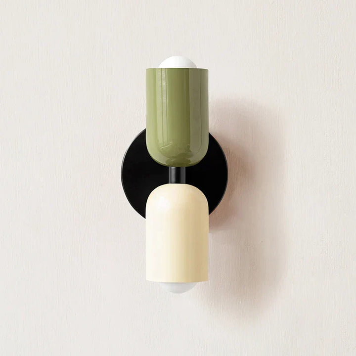 Stornfield | Double Head Wall Light Black Base