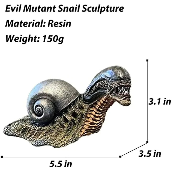 Stornfield | Snail Statue Variation, Evil Snail Sculpture The New Alien Lovers Home Office Decoration Outdoor Garden Decoration
