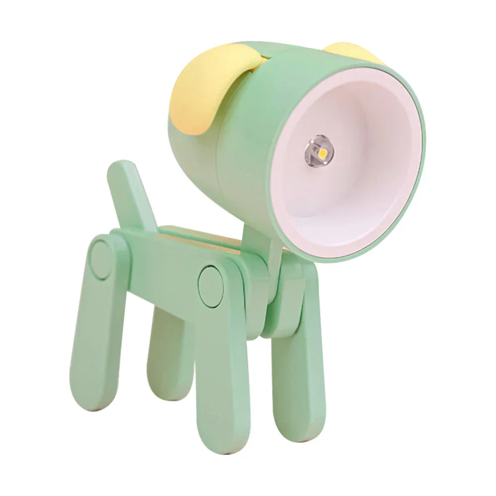 Stornfield | Cute LED Night Light - Mini Dog, Deer, Dinosaur Foldable Table Lamp for Children's Bedroom