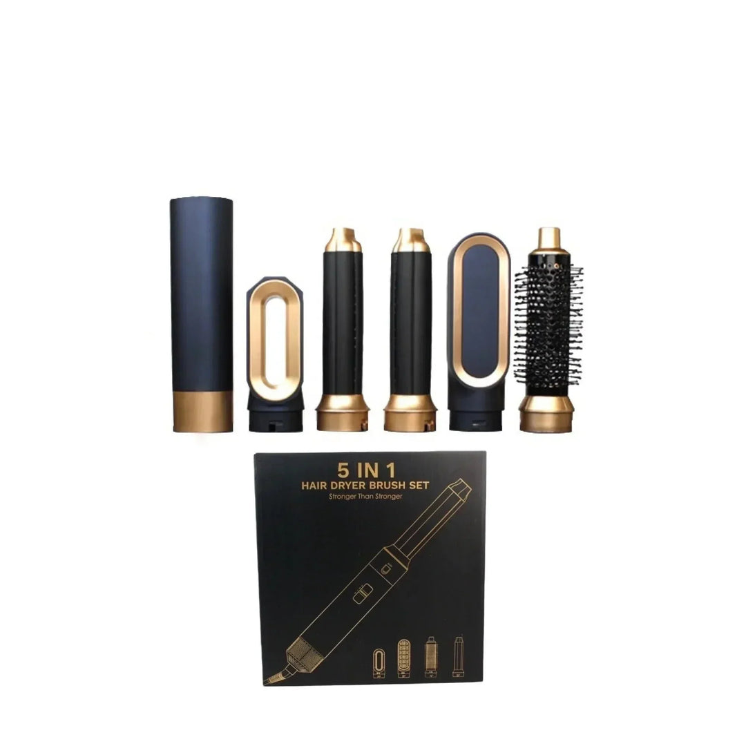Stornfield | Glossify 5-in-1 Hair Styler | 1000W Hot Air Brush with Ionic Technology
