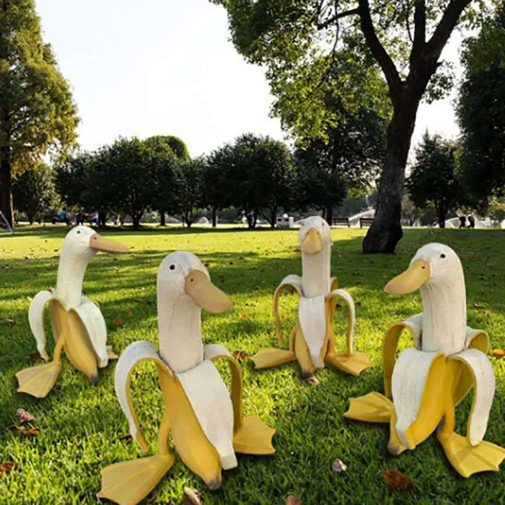 Peeled Banana Duck Face Garden Decor | Stornfield