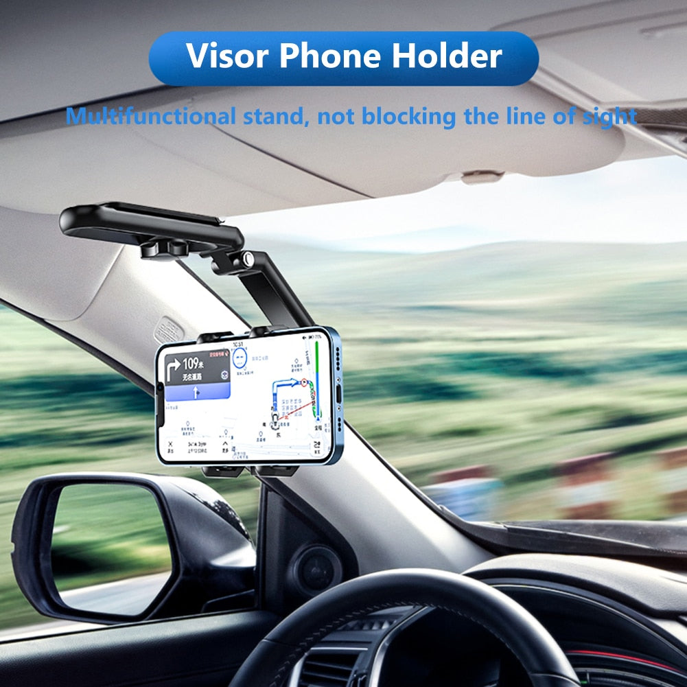 Stornfield | Sun Visor Car Rotating Phone Holder Clip