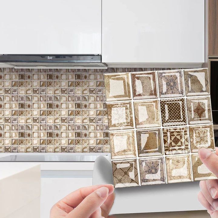 DecoMosaic 3D Mosaic Wall Tile Stickers Stornfield