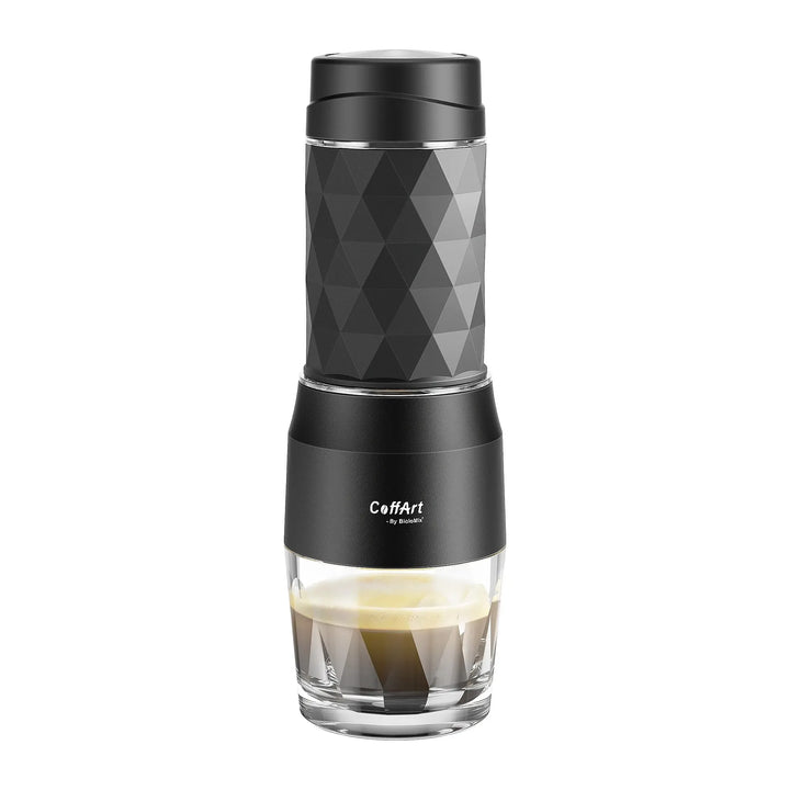 Stornfield | Portable Coffee Machine Espresso Maker Hand Press Capsules Ground Coffee Portable Infuser for Travel and Picnic, BioloMix