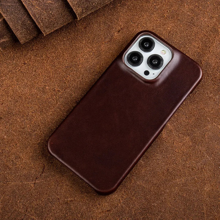 Stornfield | RoyalLeather: Luxurious, handmade case made of genuine cowhide leather for the iPhone