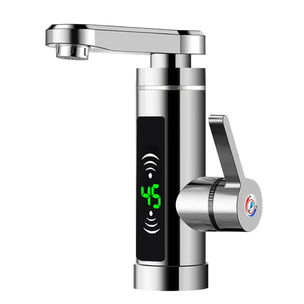 Stornfield | ThermoFlow 3000W Instant Heating Kitchen Tap with 360° Rotating Spout – Stainless Steel & Energy Efficient