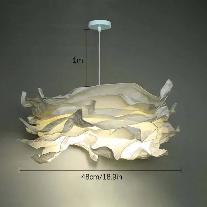 Stornfield | Paper lampshade like a cloud up to 70 cm wide