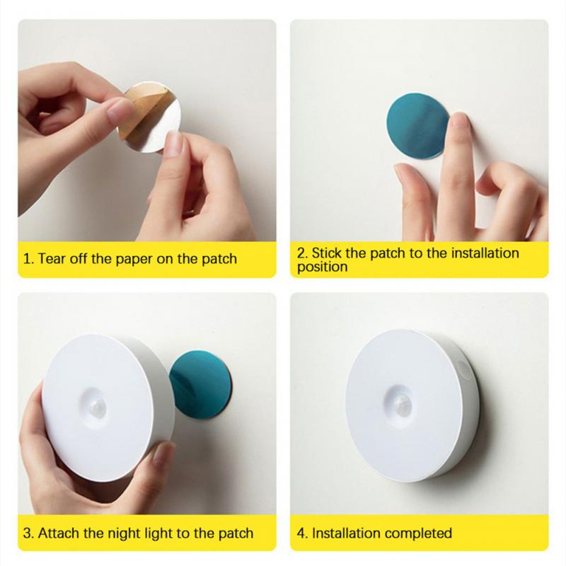 Sticky LED Motion Sensor Mini Night Lamp | Stonrfield