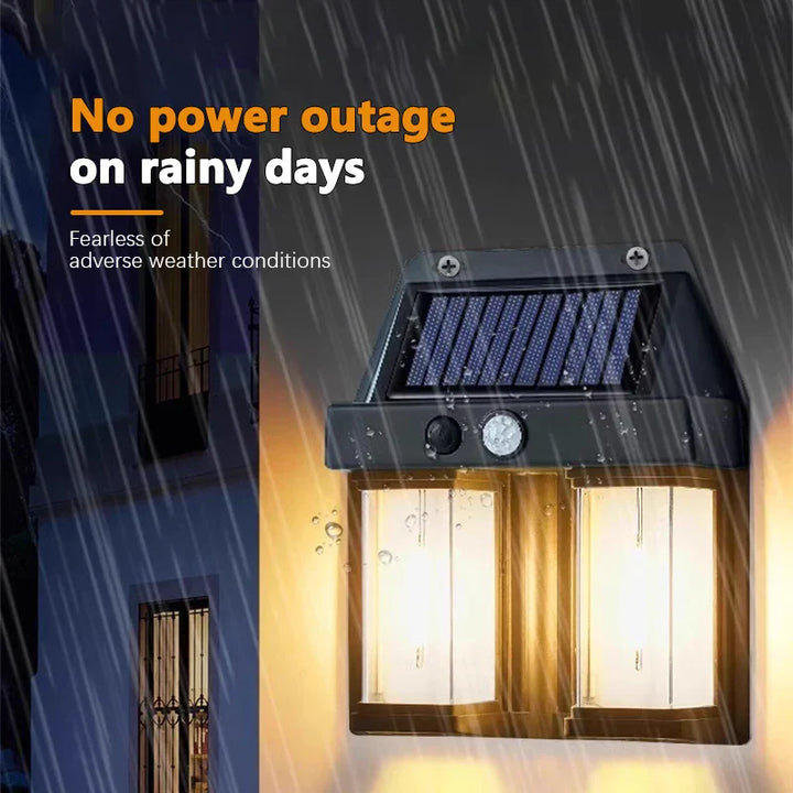 Night Guard LED Solar Wall Waterproof Lamp | Stornfield