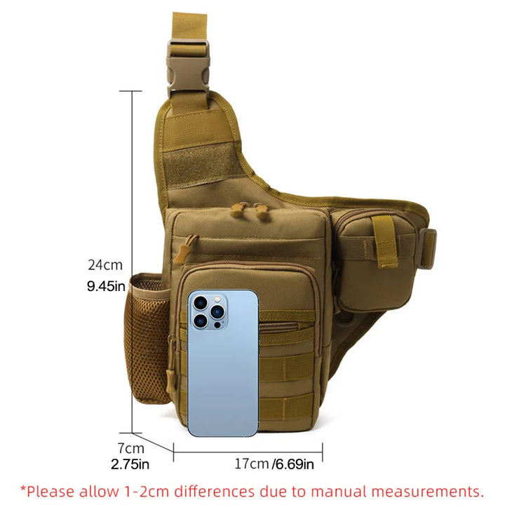 Multi-Pocket Crossbody Compact Hiking Chest Bag | Stornfield