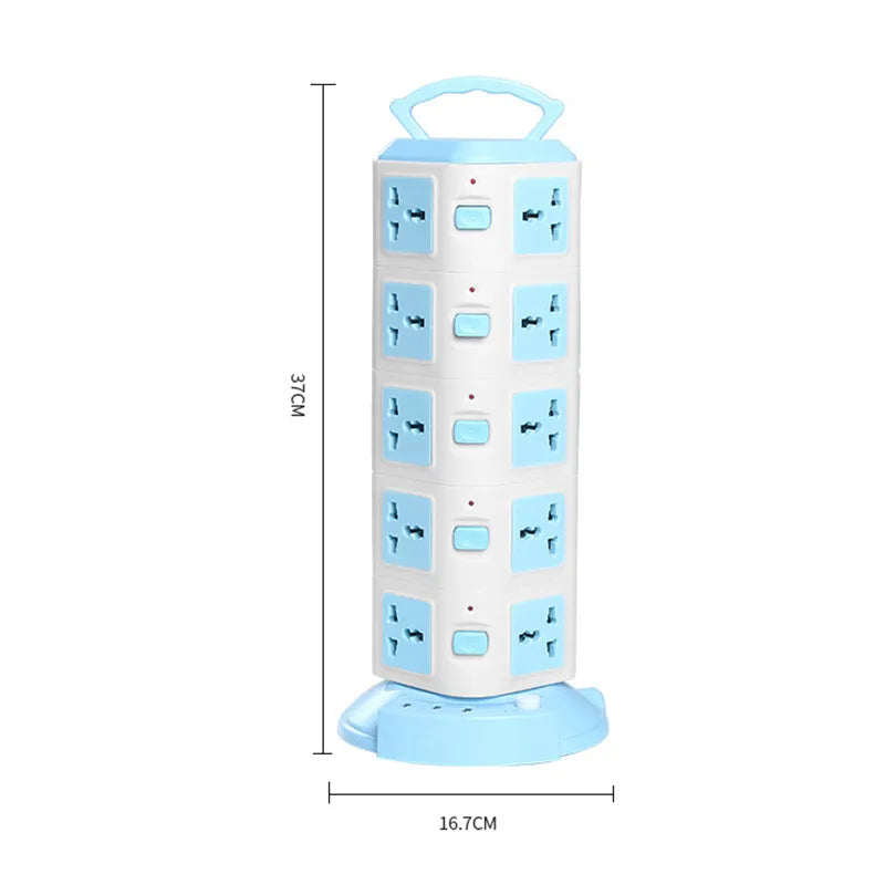Tower Design Surge Protector Vertical Power Strip | Stornfield