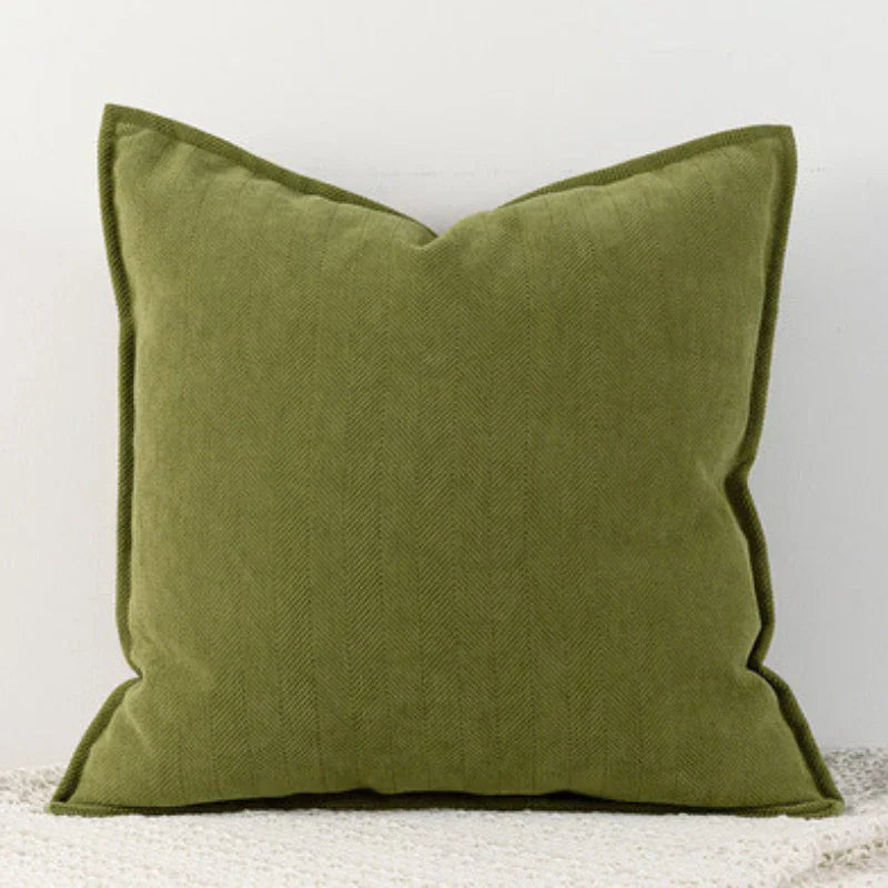 Simple Chenille Pillow Cover for Living Room & Bedroom Decoration – Soft Pillowcase for Modern Home | Stornfield