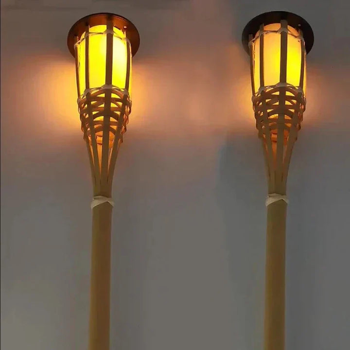 Stornfield | Solar Torch 5-Piece Set | Flame-Effect LED Garden Lights | Solar Powered | Outdoor Decorative Light