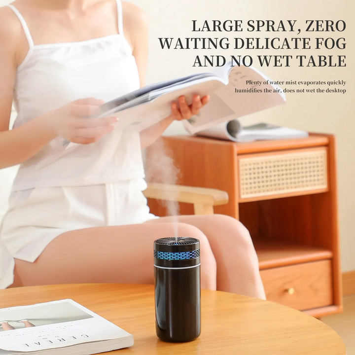 Stornfield | 250ML Portable Car Humidifier - USB LED Essential Oil Diffuser