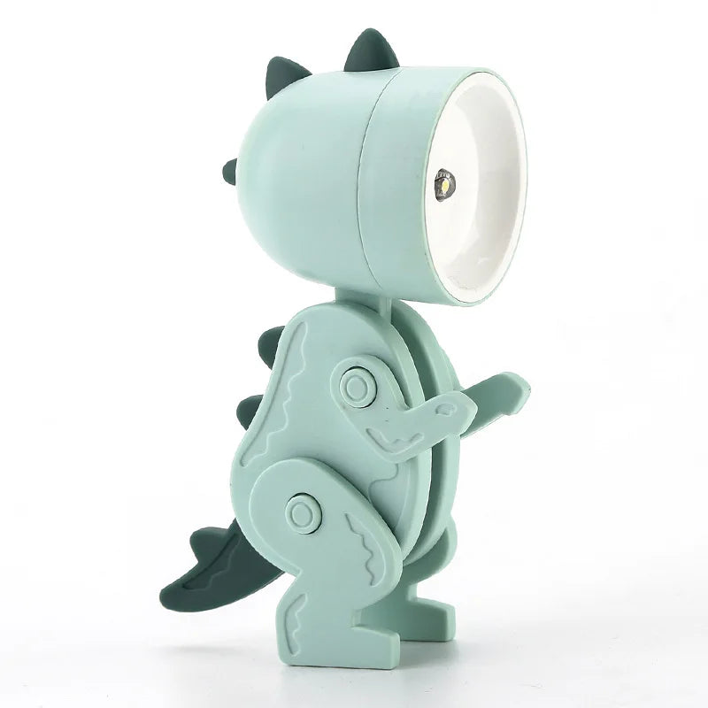 Stornfield | Cute LED Night Light - Mini Dog, Deer, Dinosaur Foldable Table Lamp for Children's Bedroom
