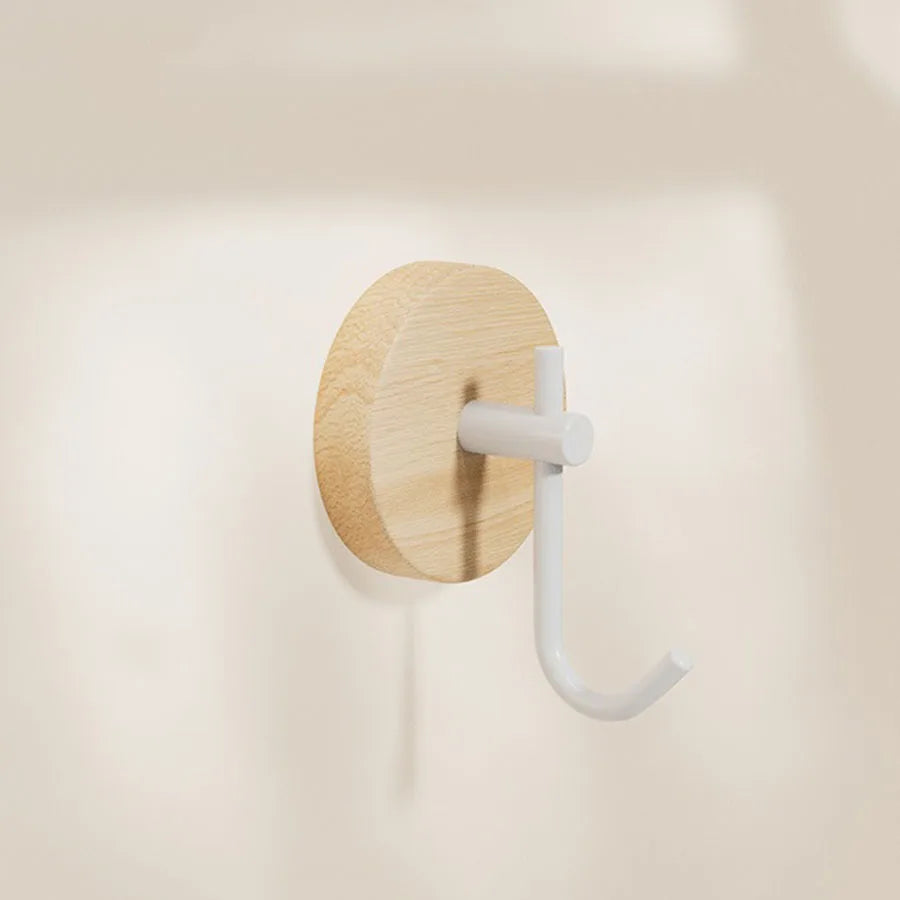 Walnut Wood Clothes Hanger – Black or White | Decorative & Practical Stornfield