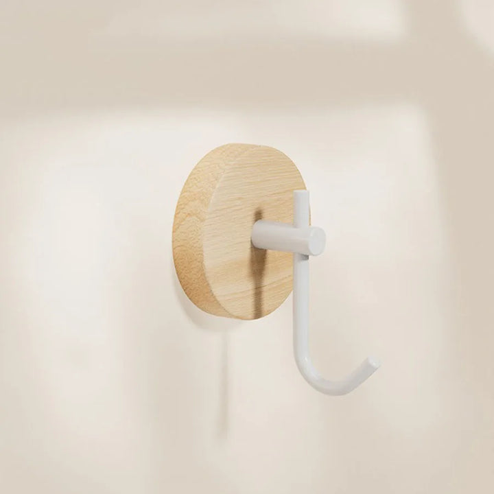 Walnut Wood Clothes Hanger – Black or White | Decorative & Practical Stornfield