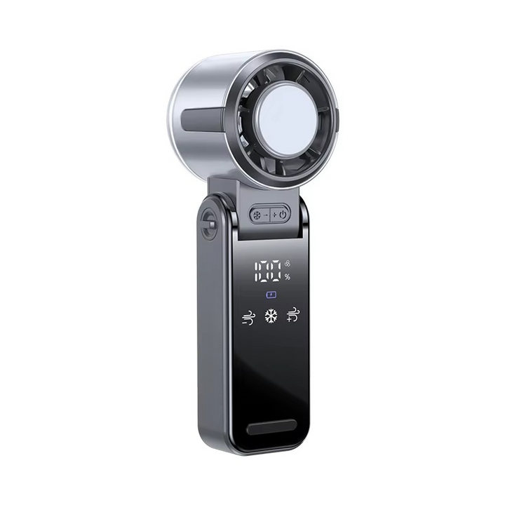 Foldable Turbine Handheld Fan with Integrated Ice Pack | Stornfield
