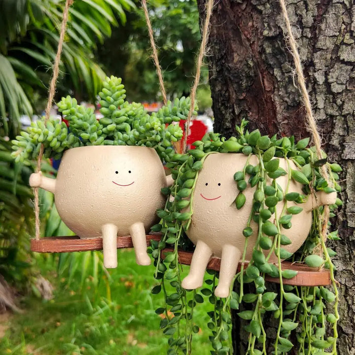 Swing Smiling Face Flower Pot | Stornfield