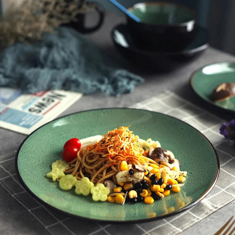 Coimbra Glaze 5-Piece Dinnerware Set Stornfield