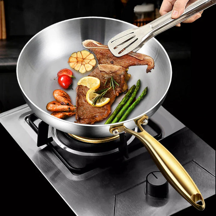 ChefSteel – Professional Stainless Steel Frying Pan for Gas & Induction Stornfield