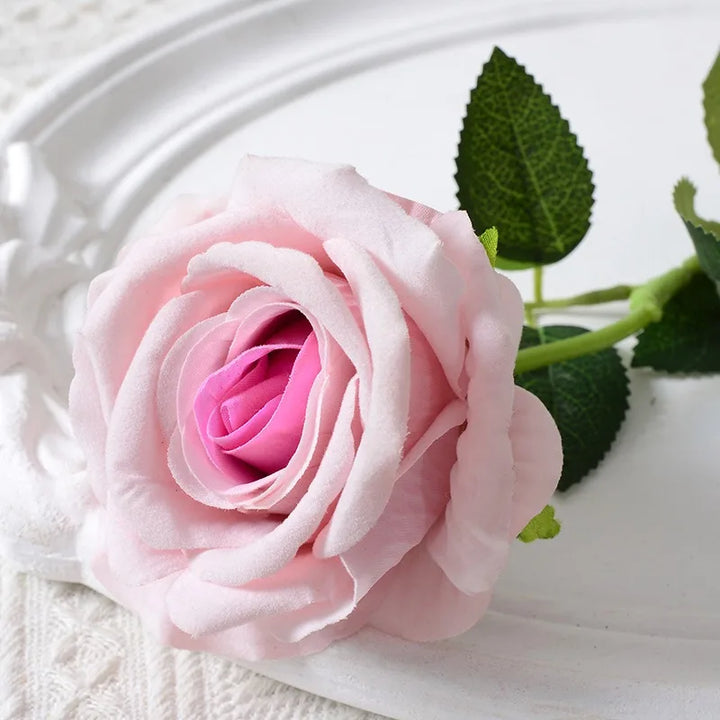 Stornfield | 20 Pieces Realistic Velvet Silk Rose Bouquet
