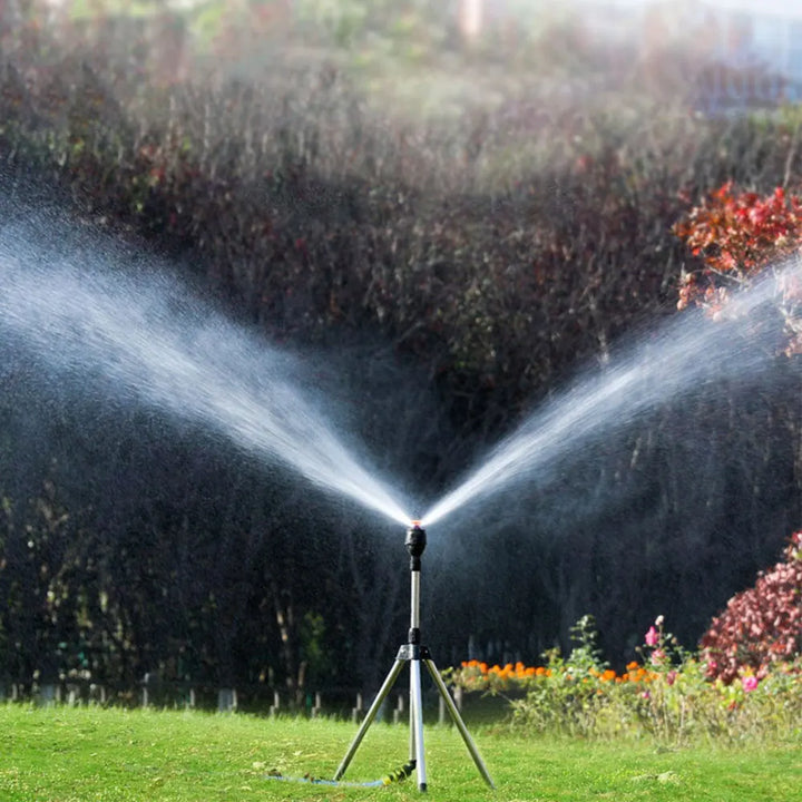 Stornfield | Automatic Rotating Garden Sprinkler with Retractable Tripod for the Garden
