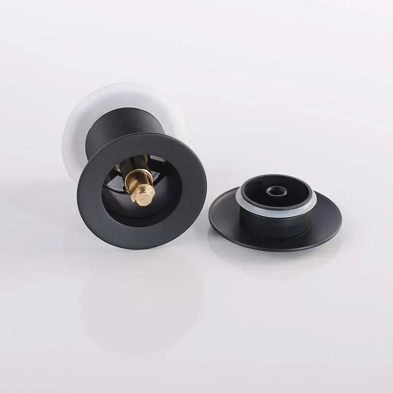 Drain plug with push-down pop-up – brass | 11 colors | With or without overflow Stornfield