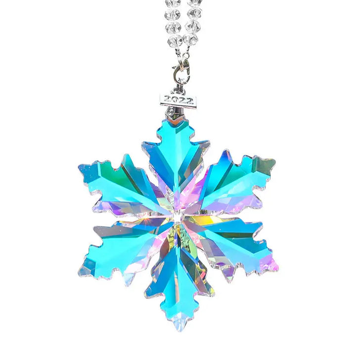 Transparent Snowflake Rainbow Car Pendant Decor | Stornfield