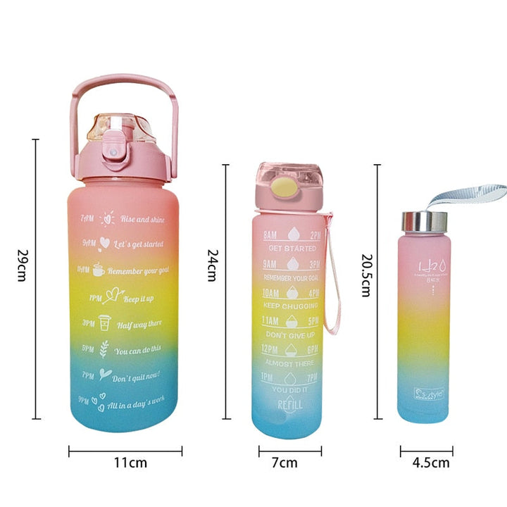 All Day Hydrate Time Marker Water Bottle | Stornfield
