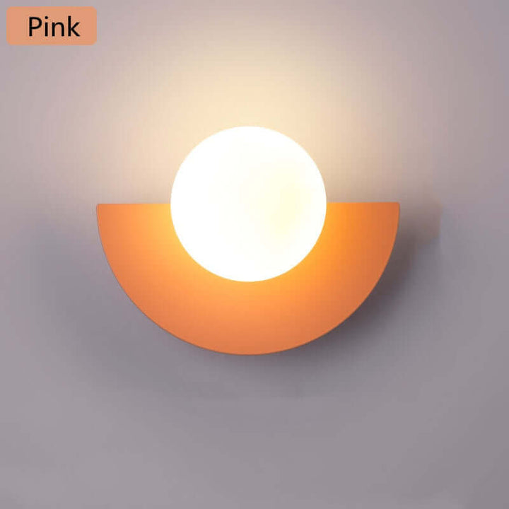 Stornfield | Half-moon metal wall light. Available in 2 different sizes and various colours.