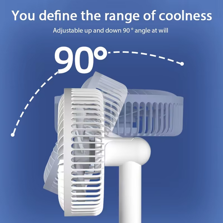 USB Desktop Oscillating Fan with Adjustable Head and Powerful Airflow | Stornfield
