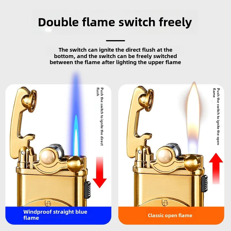 Dual Flame Inferno Windproof Lighter | Stornfield
