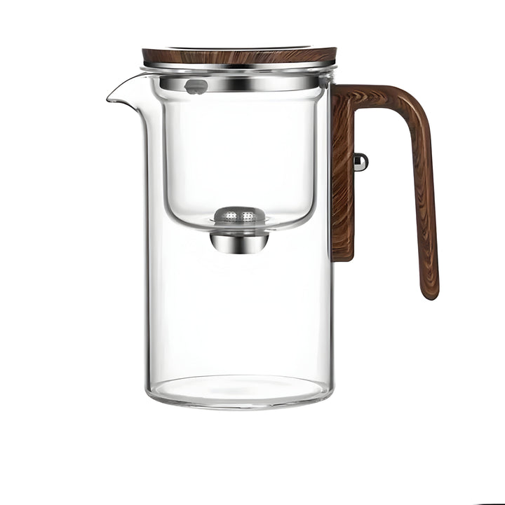 TranquilSip Teekanne – Magnetic Switch Filter Glass Teapot | Stornfield