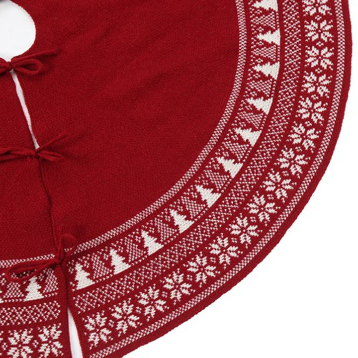 Jupe de sapin de Noël en peluche