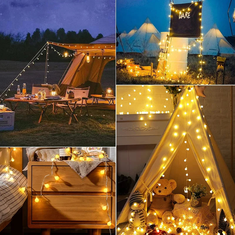 Solar-Powered Party Lights - SolarGlow | Stornfield