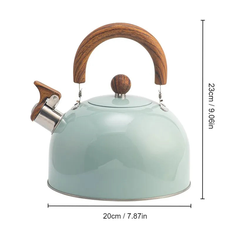 Stornfield | 1 piece 2.5/3 L Stainless Steel Teapot, Thickened Teapot, Gas Induction Cooker, Universal Teapot, Tea Kettle