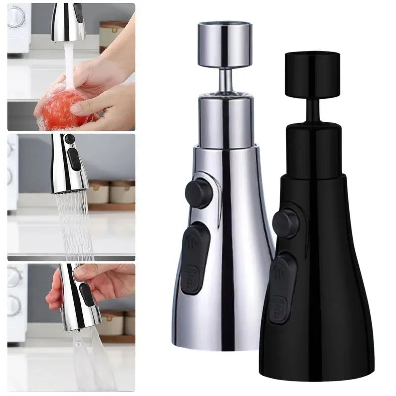 HydroFlex360 kitchen faucet attachment with 360° rotation | Stornfield