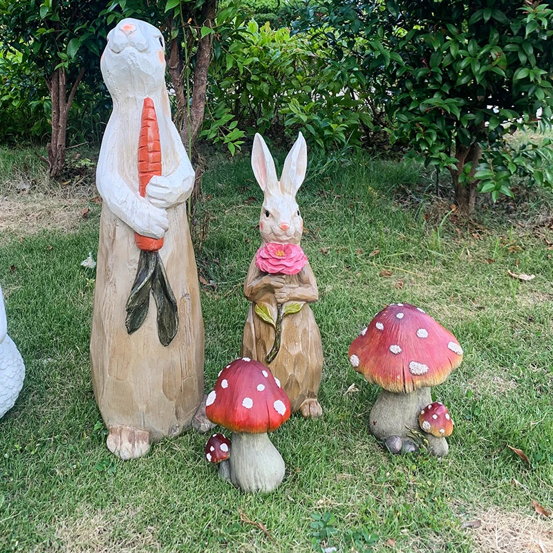 Outdoor Fairy Mushroom Resin Garden Decor | Stornfield