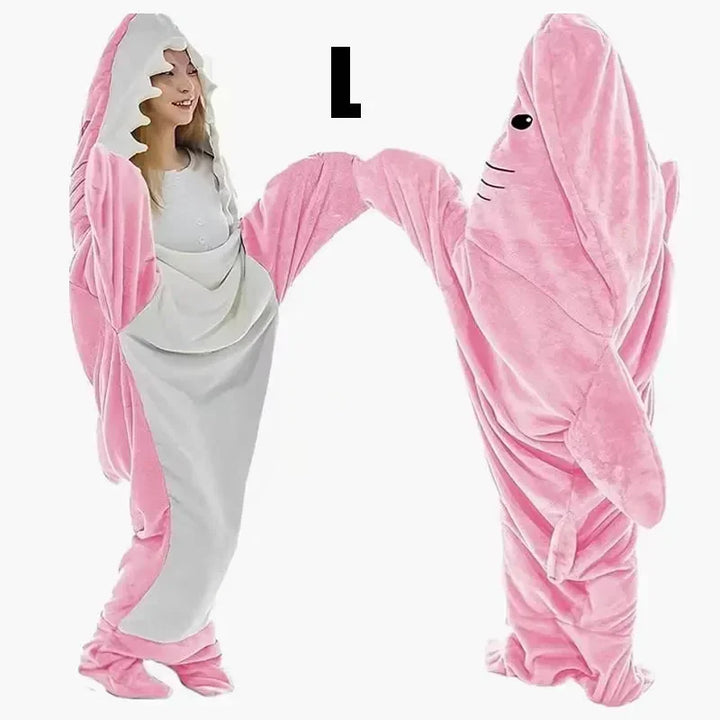Snuggly Shark Cozy Hooded Onesie Stonrfieldanket | Stonrfield
