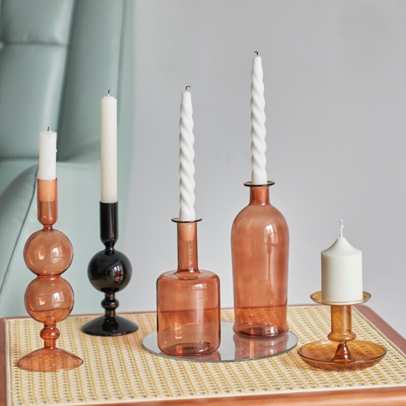Bud Coloured Glass Vase | Stornfield