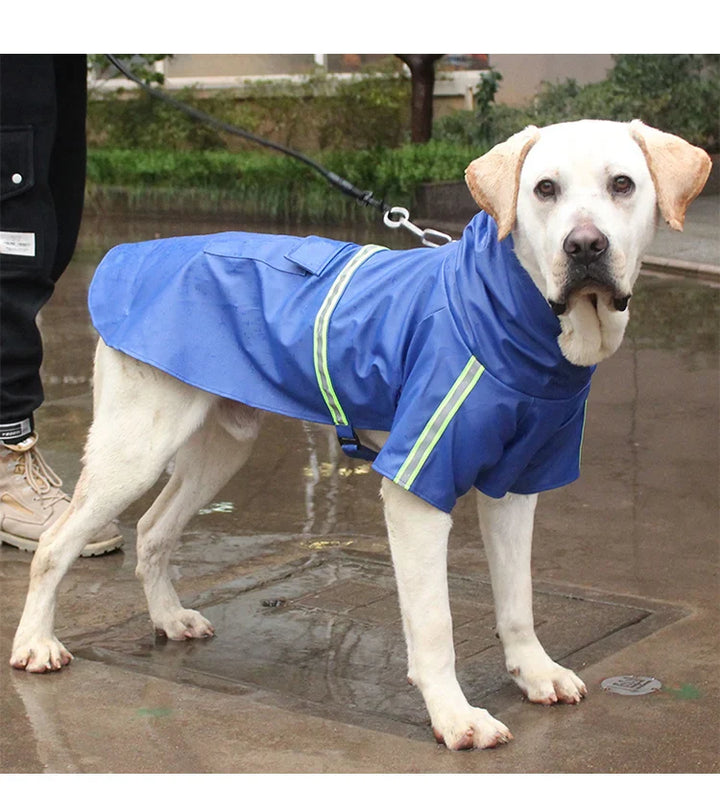 Waterproof Dog Raincoat with Hood & Reflectors Stornfield