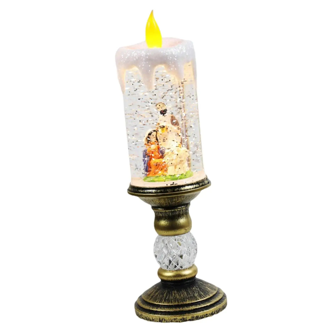 Crystal Echo Christmas Water Candle | Stornfield